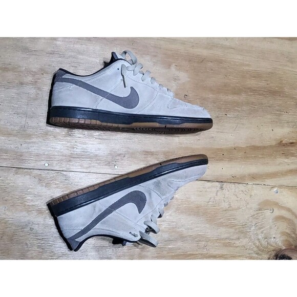 nike dunk low 314142-104 Lightstone Midnight  Fog Men 10 Lace-Up - Picture 1 of 13